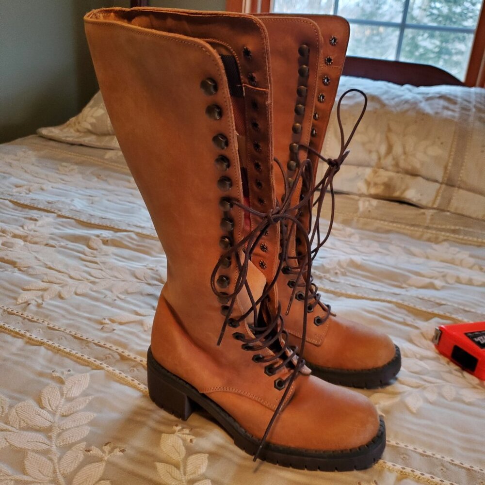 Vintage Zodiac Boots-Women's Leather - Picture 2 of 6